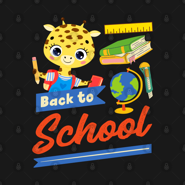 Giraffe Goes Back To School by Animal Specials