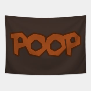 This shirt says POOP on it Tapestry