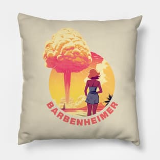 Barbie x Oppenheimer 2023 | BARBENHEIMER Pillow