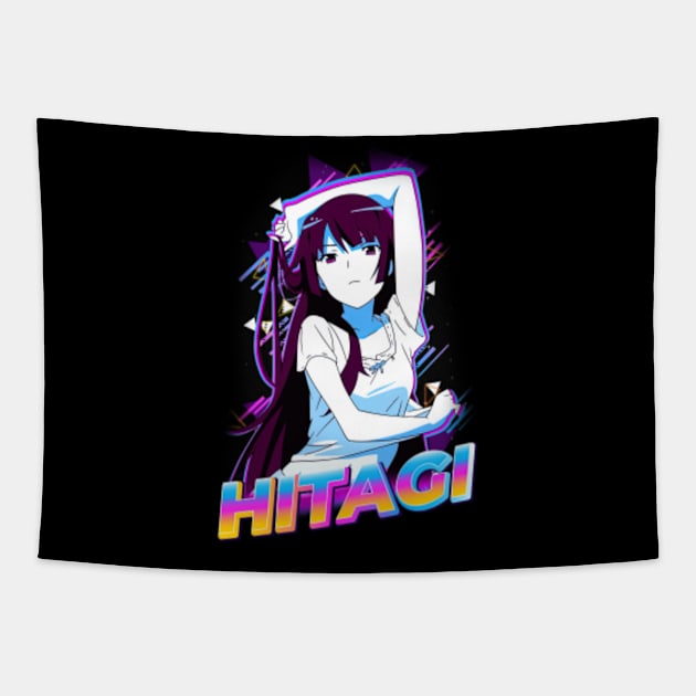 Hitagi Senjogahara Monogatari Tapestry by micallefmurdoch