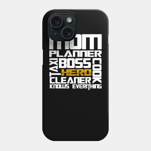 Mom is the best Phone Case by Die Designwerkstatt