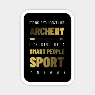 Archery Smart People Sport Magnet