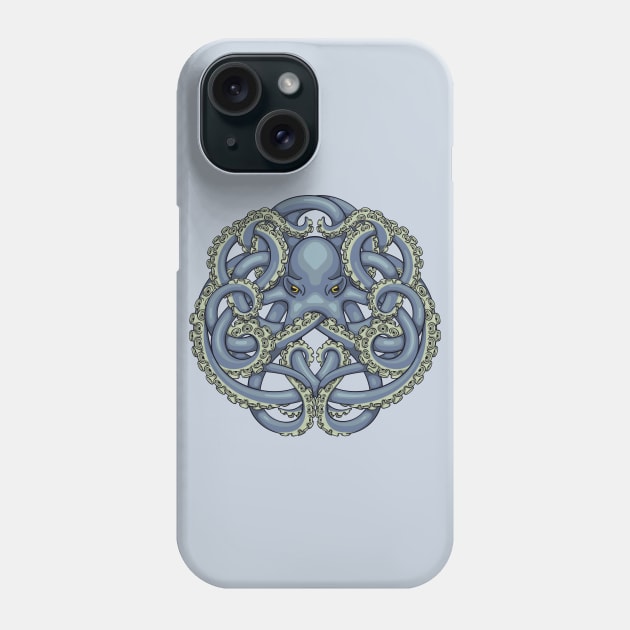 Octopus Emblem Phone Case by JadaFitch