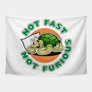 Not fast, not furious Tapestry