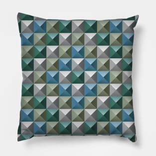 3D Pyramid Pattern 5 Pillow