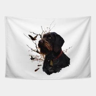 German Wirehaired Pointer Tapestry