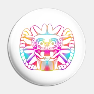 Rainbow Quetzalcoatl Artwork Pin