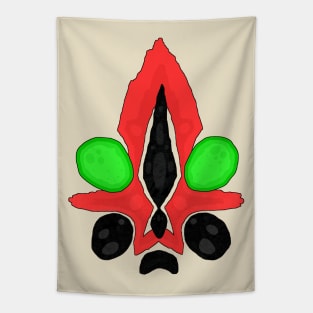 SCP-173 "The Sculpture" object class: Euclid (face only version) Tapestry