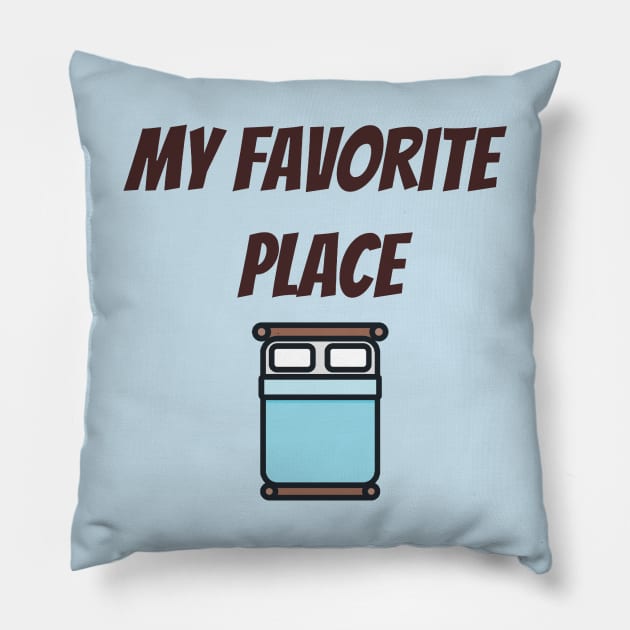 Bed Pillow by PhunPhrases