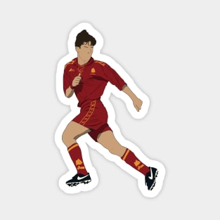 Francesco Totti Roma 90s Minimalist Nostalgia Magnet