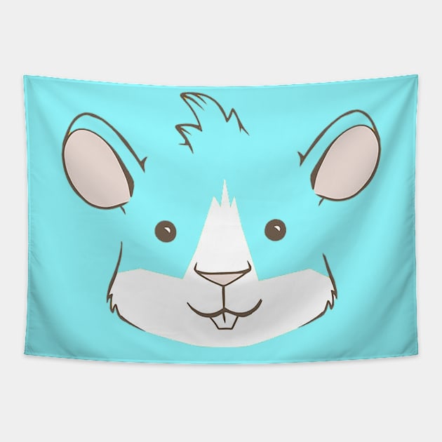 happy hamster mouse Tapestry by mizocrow