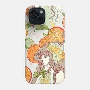 Citrus and maidens pattern Phone Case
