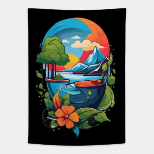 Nature Inspired Tapestry