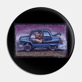 Smoldering Car Pin