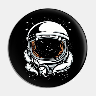 Astronaut in Space Pin