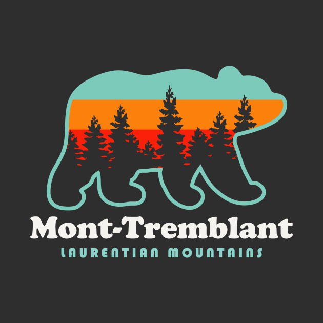 Mont Tremblant Laurentian Mountains Quebec Canada Bear by PodDesignShop