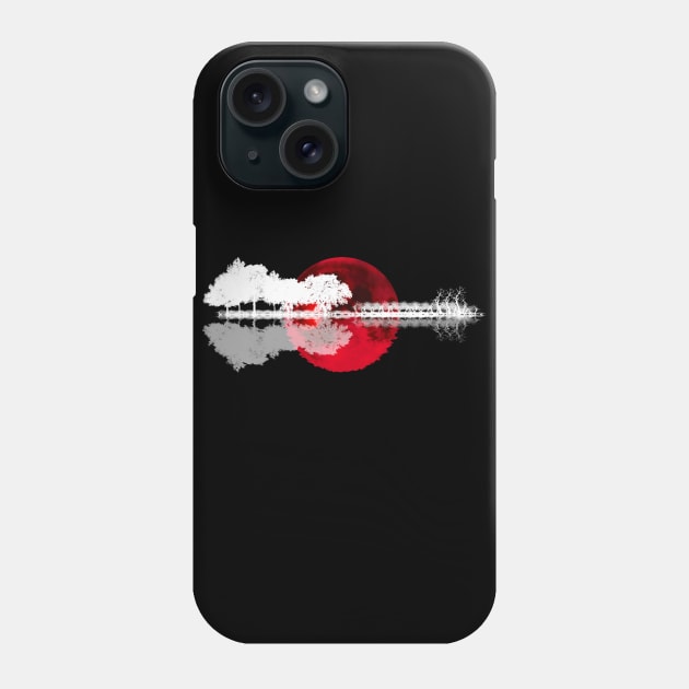 nature guitar 8 Phone Case by medo art 1