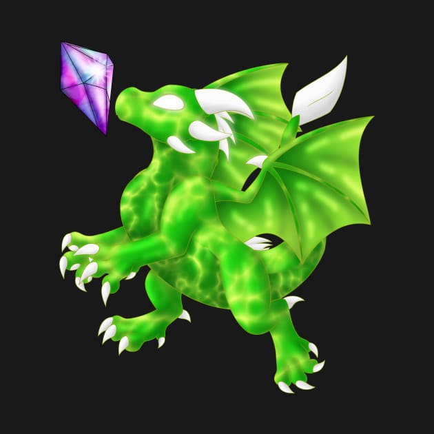 GemBabs: Elemental Dragon (Poison) by spyroid101