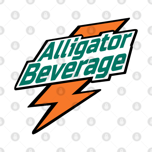 Sports Drink Thirst Quenching "Alligator Beverage" 90's Logo Parody Off Brand Knock Off by blueversion