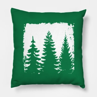 Forest silhouette Pillow