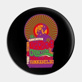 Psychedelic Funk Shirt - George Clinton Pin