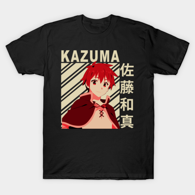 Kazuma Satou Satou Kazuma T Shirt Teepublic Kazuma Satou Satou Kazuma T Shirt Teepublic