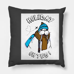 holiday oh yes Pillow