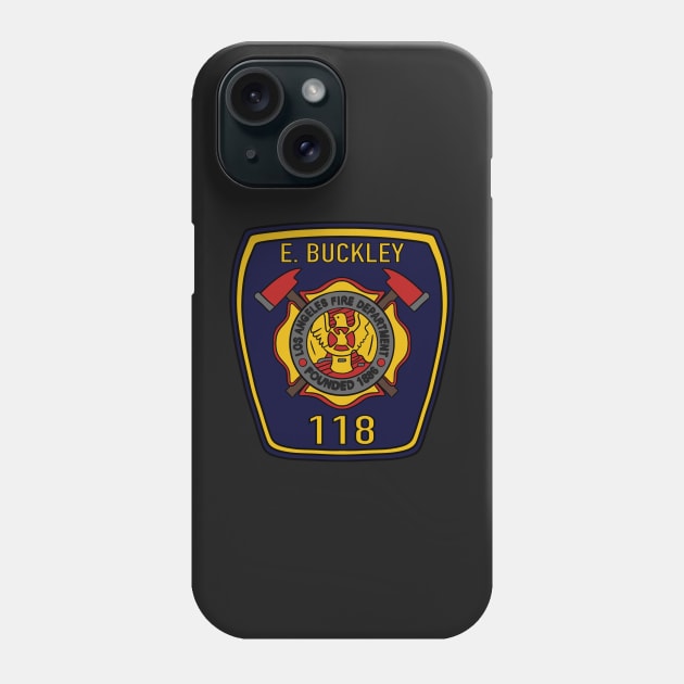 Station 118 LAFD Badge | 911 Evan Buckley Phone Case by icantdrawfaces