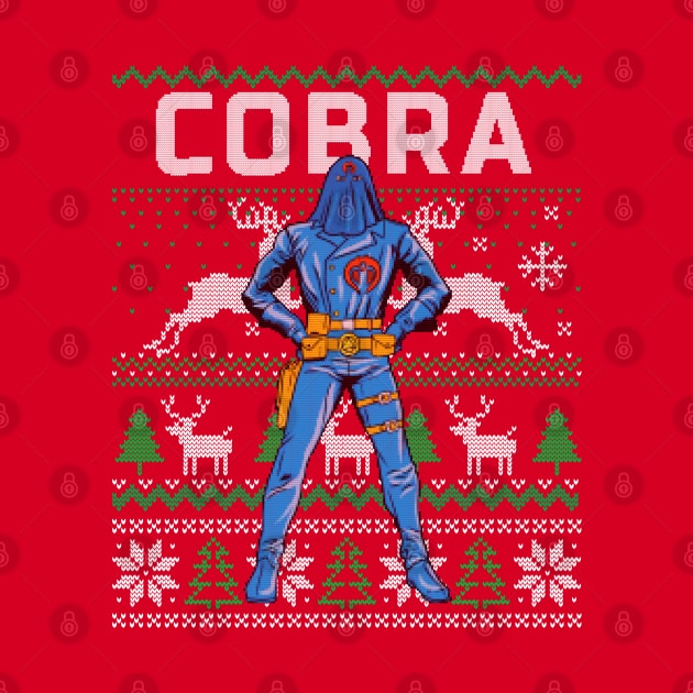 Cobra commander ugly sweater by OniSide