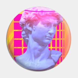 3D David of Michelangelo - Aesthetics Pin