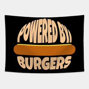 Powered by Burgers Tapestry