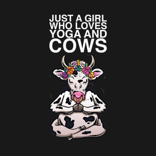 Cowgirl Yoga Yogi Girl Farm Lovers T-Shirt