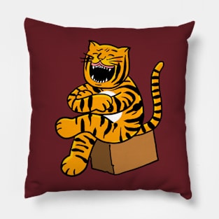 funny tiger Pillow