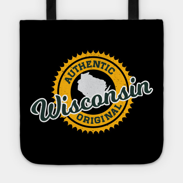 Wisconsin Authentic Original Design Packer Colors Green Bay Packers Tote Teepublic