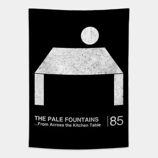 The Pale Fountains / Minimalist Graphic Artwork Design Tapestry