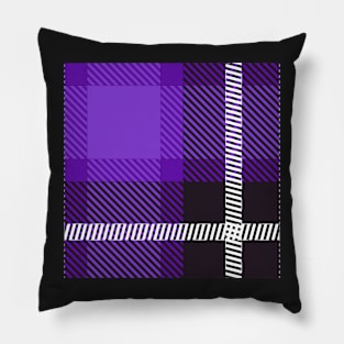 Purple Plaid Pillow