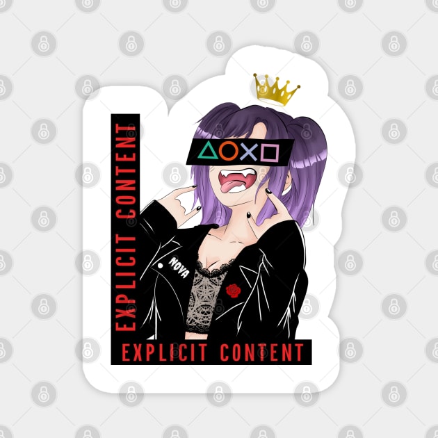 explicit content Magnet by AshRose-Nova