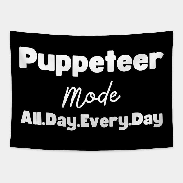 Puppeteer Tapestry by HobbyAndArt