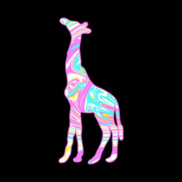 PSYCHEDELIC GIRAFFE by SquareClub