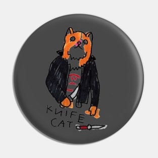 KNIFE CAT FOR FRIDGE Pin