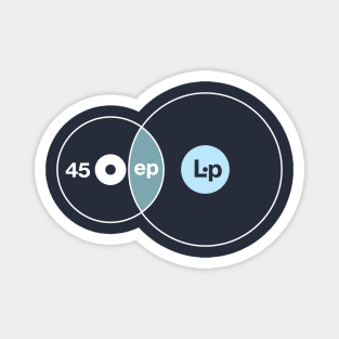 Ep Vinyl Venn Diagram Magnet