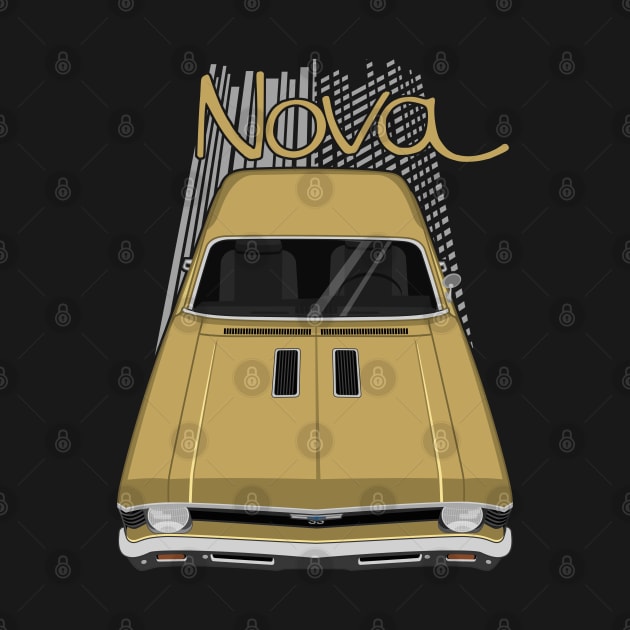 Chevrolet Nova 1969 - 1972 - gold by V8social