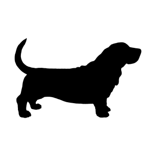 Basset Hound Silhouette T-Shirt