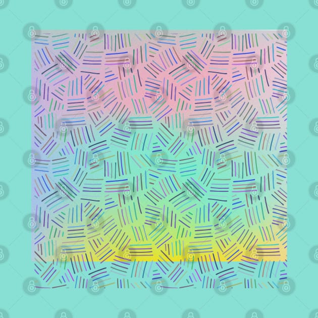 Pretty Pastel Gradient Abstract Pattern by Pine Hill Goods