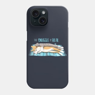 The Snuggle is Real | Cat cuddles Phone Case