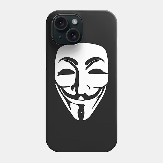 Anonymous (Guy Fawkes Mask) Phone Case by truthtopower