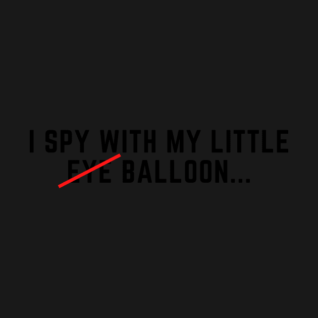 I spy with my little eye...I mean balloon. Chinese spy balloon by C-Dogg