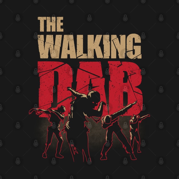 Dabbing Walking Dab Zombie T-shirt Creme by vo_maria