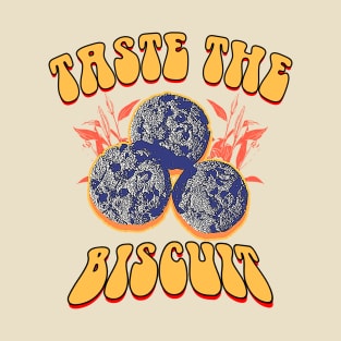 Vintage retro style taste the biscuit T-Shirt