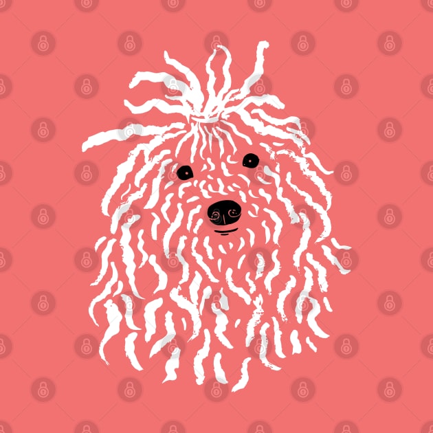 Puli (Coral and White) by illucalliart